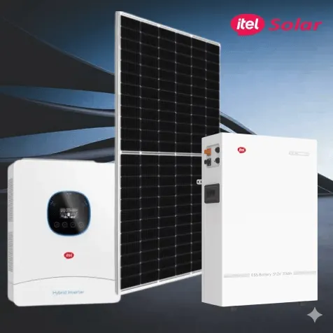 itel 6kW Complete Hybrid System (16kWh + 12x620W Panels)